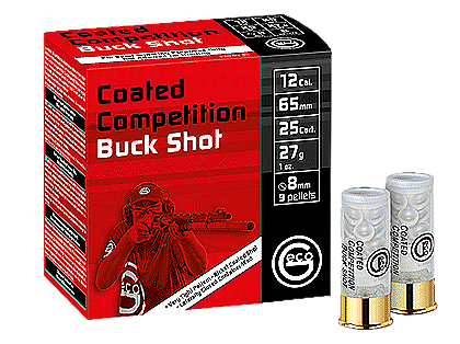 Geco Coated Competition Buck Shot Kal. 12/65 Inhalt: 25 Patronen