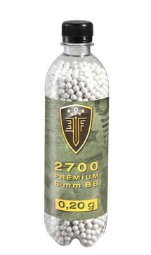 Elite Force Premium BBs 6 mm, 0,20 g, weiß, 2.700 Stück in der Flasche