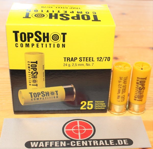 Topshot Competition 12/70 Trap Steel 2,5mm 24g 25 Patronen